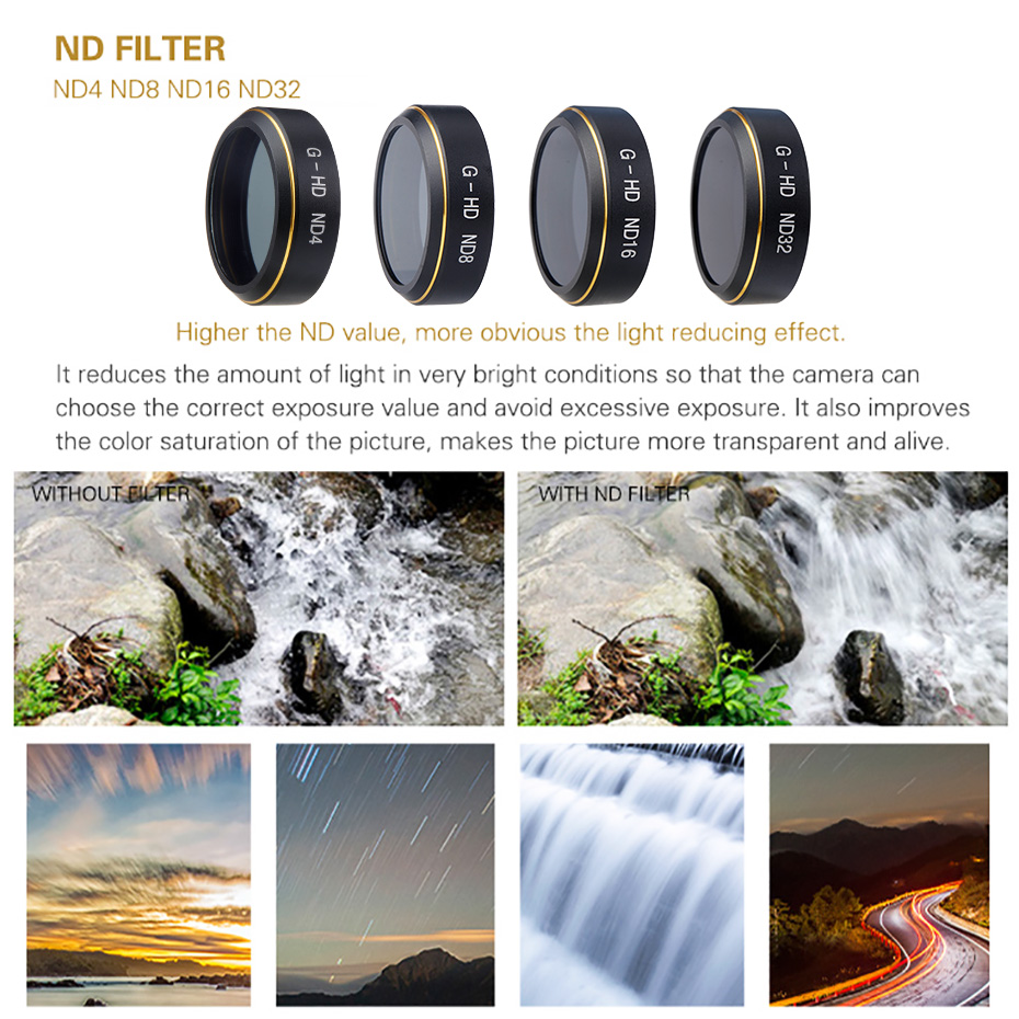 Máy Bay Không Người Lái Lọc Ch - đánh giá và giá Drone Camera Filter