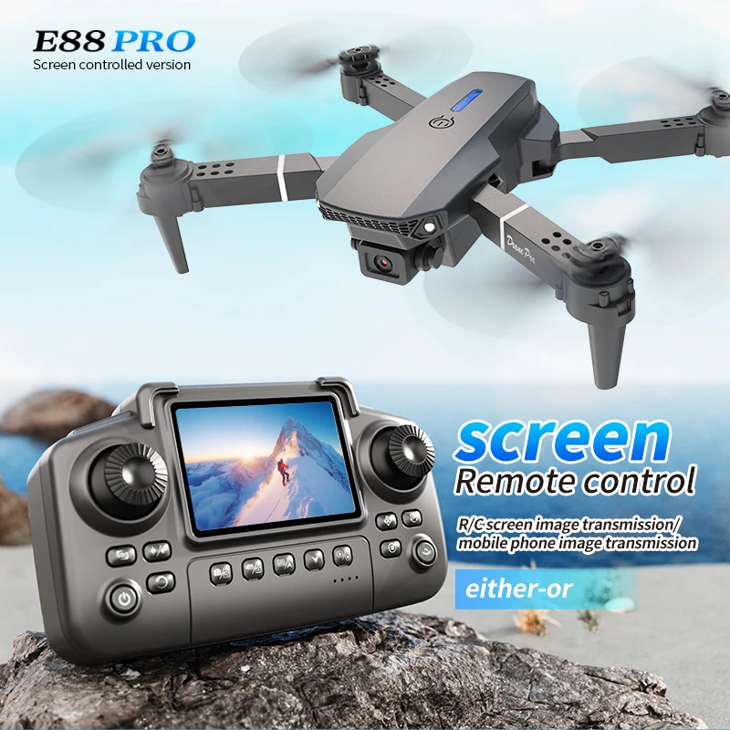 Professional E88 PRO Drone wit - đánh giá và giá Drone Camera Wide Angle