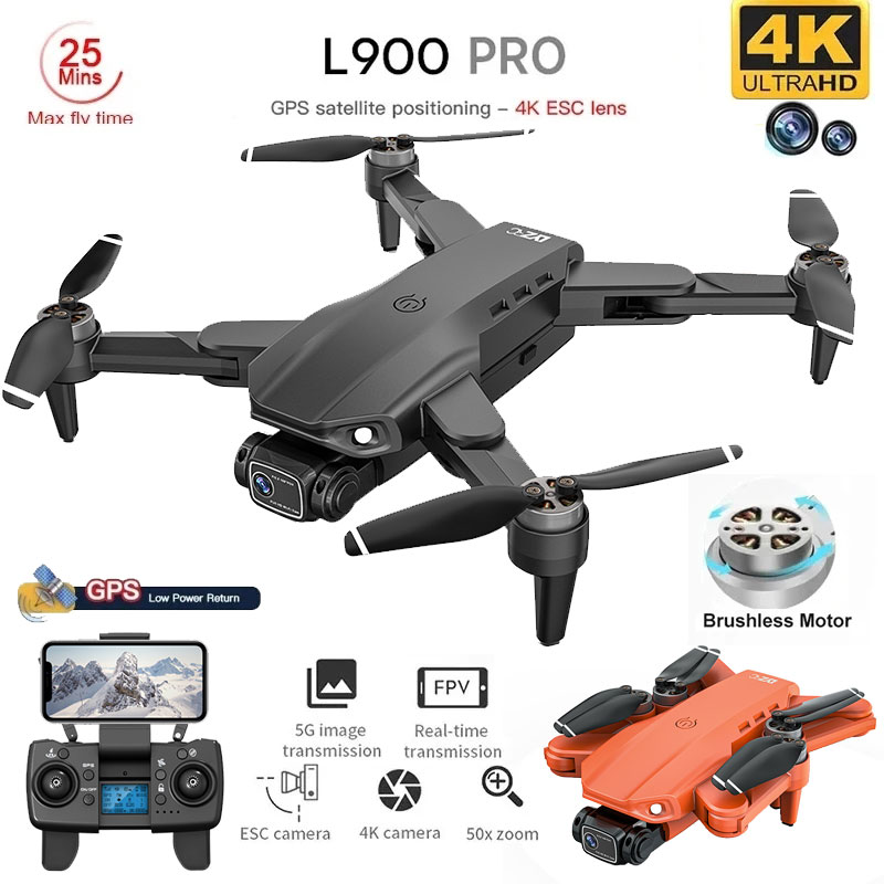 L900 Pro GPS Drone 4K Professi - đánh giá và giá Drone Camera Wide Angle