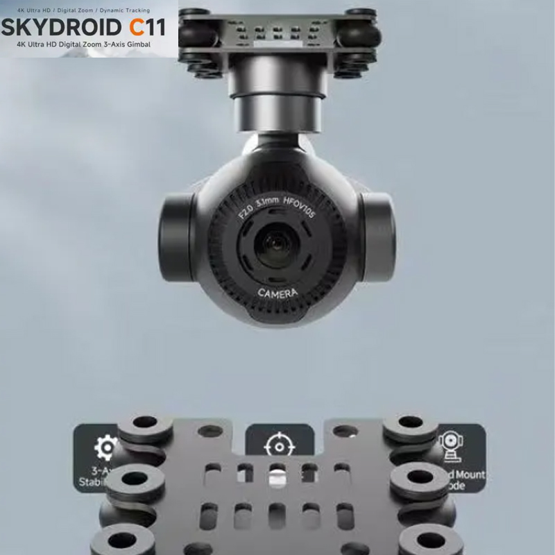 Skydroid C11 4K 3-Axis Gimbal  - đánh giá và giá Drone Camera Waterproof