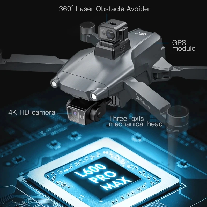 L600 PRO MAX GPS Drone Profess - đánh giá và giá Drone Camera Wide Angle
