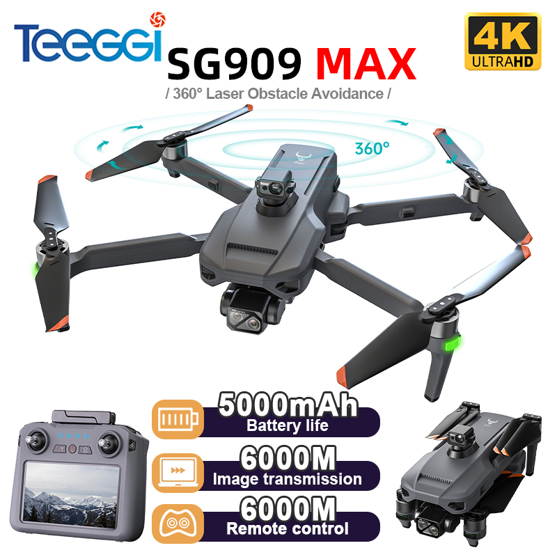 Teeggi SG909 MAX GPS Drone Wit - đánh giá và giá Drone Camera With Gimbal