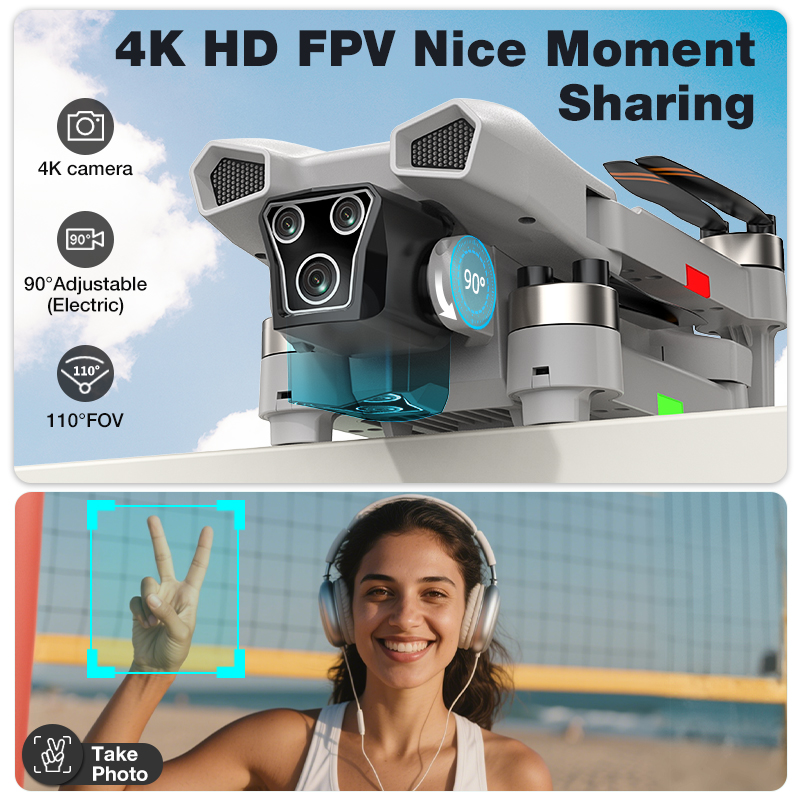 NEW Hot L017 Pro Drone Brushle - đánh giá và giá Drone Camera Wide Angle