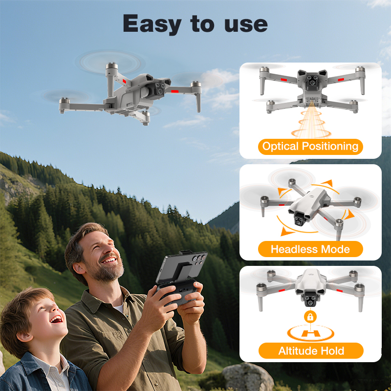 NEW Hot L017 Pro Drone Brushle - đánh giá và giá Drone Camera Wide Angle