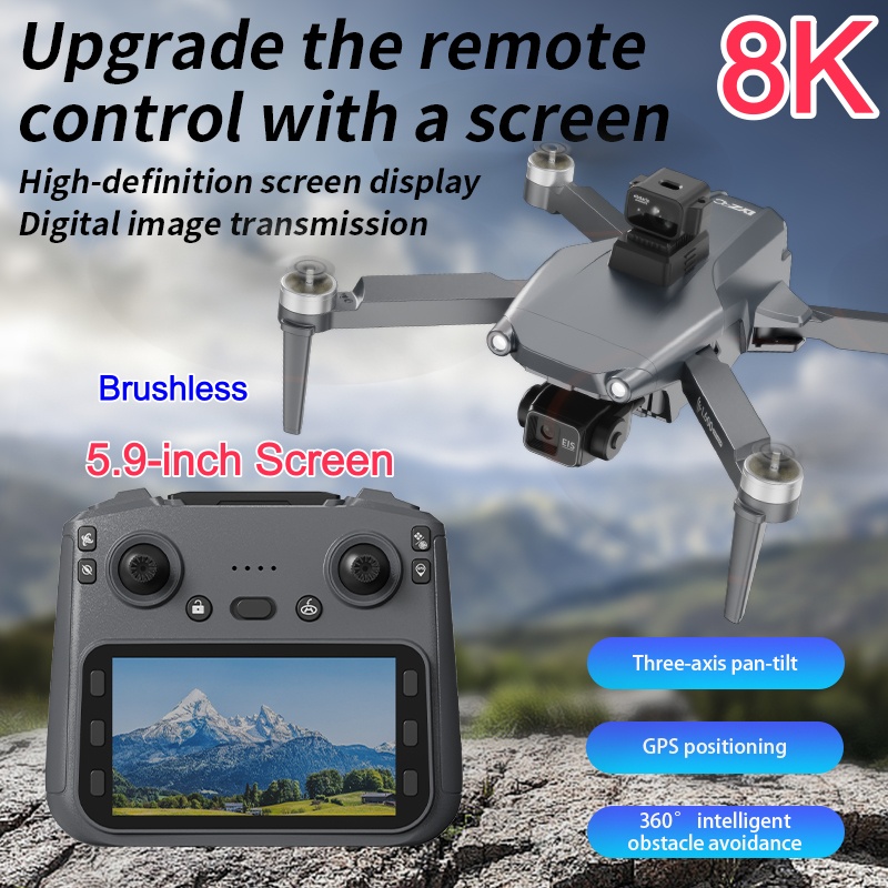 8K ESC Dual Camera Drone GPS P - đánh giá và giá Drone Camera With Gimbal